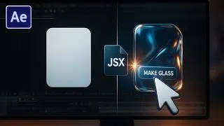 Liquid Glass in After Effects — One Click Script (No Plugins)