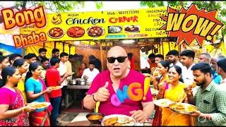 70+ Year Old Kaki & Kaka’s SECRET Wood-Fired Bengali Dhaba in Noida | Mind-Blowing Kolkata Thali!