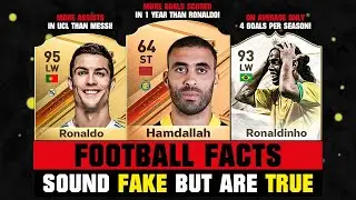 FOOTBALL FACTS That Sound FAKE But Are TRUE! 😵😲