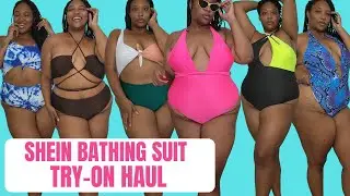 PLUS SIZE SHEIN BATHING SUITS| Summer Time Fine 2021| #sheincurves