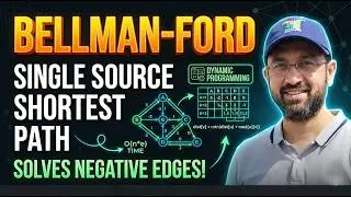 Single Source Shortest Path Bellman Ford Algorithm - Dynamic Programming #daa #algorithm #algorithms