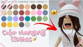 OMG NEW COLOR CHANGING CLOTHES IN ROBLOX 😱🤩💅