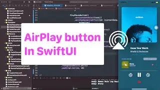 Add AirPlay button to your Music player in SwiftUI