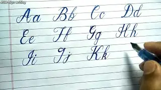 Modern Calligraphy writing atoz for beginners |calligraphy writing | calligraphy letters for basics