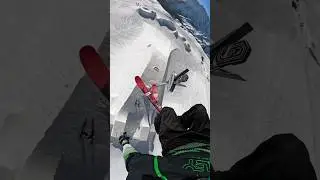 POV of Kim Gubser’s World Record!! #WorldRecord #Skiing