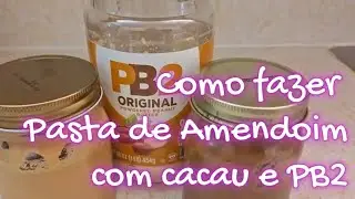 Como fazer pasta de amendoim com cacau - Usando amendoim em pó