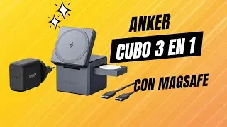 ¡Descubre el Anker Cubo 3 en 1 con MagSafe! 🔋   HD 1080p