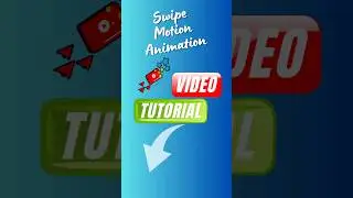 Swipe Motion Animation 📲 in Canva 