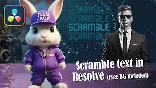 How to Scramble Text Like a Pro in Davinci Resolve 🕵️‍♂️✨ (Beginner Friendly!)