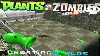Left 4 Dead 2 - Plants vs. Zombies Mod Custom Map Gameplay Walkthrough