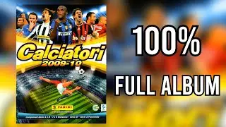 Panini Full Sticker Album Serie A Calciatori 2009-10 100% - COMPLETE, LLENO, COMPLETO, ЗАПОЛНЕННЫЙ