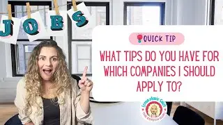 Quick Tip: What Companies Should I Apply To?  || EP55