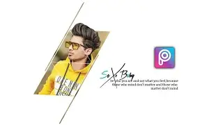 Creative Geometric Effect | PicsArt Editing Tutorial | Viral Geometric Editing in PicsArt | RTWORLD