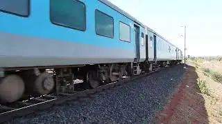 #WAP5 India's FASTEST SHATABDI express speeding at 130 KMPH | 12002 #BHOPAL SHATABDI New #Delhi RKMP