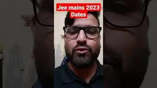 JEE MAINS Date released