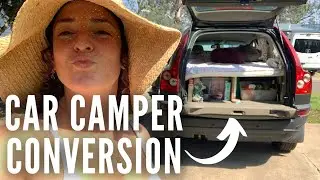 How I transformed my 4WD into a camper-van! 😁🚌 EASY Car to Camper Conversion