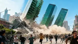 New Earthquake in Taiwan — 7.5 & 7.0 Quake Shakes Buildings, Mass Panic Erupts Across Cities!