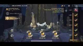 DRACONIC ALTAR - KOA - 1 more MAXED Stone😍 - only on Saturday🤣 - King of Avalon