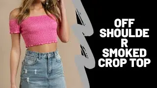 smoked crop top
