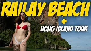 Railay Beach + Hong Island Four Island Tour | Krabi Thailand 2024 Vlog 🏝️