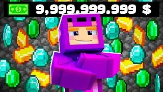 GANÉ 1.000.000 de DOLARES SOLO MINANDO EN MINECRAFT
