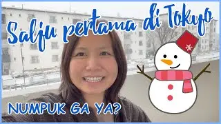 SALJU PERTAMA TAHUN 2022 DI TOKYO, JEPANG! ASIK! ☃️