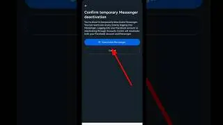how to deactivate facebook messenger