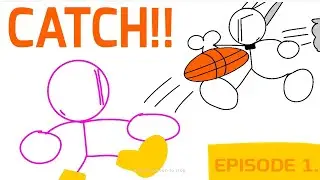 Luke The Pink Stickman: Catch!!
