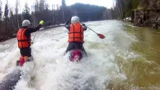 Лемеза. Порог Черная речка. 30.04.18.