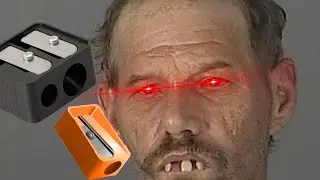Crackhead with a sharpener