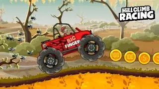 Hill Climb Racing: Big Finger on Bogland 4884m (New Record!)