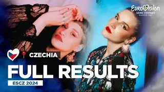 🇨🇿 ESCZ 2024: FULL RESULTS (International Votes & Czech Votes) l Czechia Eurovision 2024