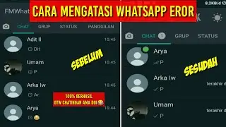 cara mengatasi WhatsApp eror 2021