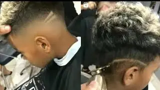it's a high faded hair cutting style #hairstylerg7
