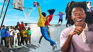 Dunking on Random YNs at the Skate Park!
