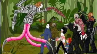 IT Pennywise VS Nemesis, Ghostface, Chucky, Jeff The Killer, Tyrant, Jason Vorhees, Micheal Myers