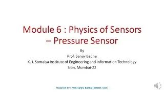 Physics of Sensors Session 2 (Pressure Sensor - capacitive, flex and inductive) noise reduced