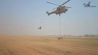 Sandblasted by a Denel Oryx ar Africa Aerospace & Defence (AAD) 2024