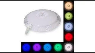 Unboxing: Youoklight 1PCS 24W Ac220v Remote Control Multi-Color Dimming Led Ceiling Lamp (GearBest)