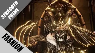 Warframe | Fashion Frame | Sevagoth Prime : Golden Darkness