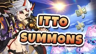 ITTO + REDHORN PULLS (Genshin Impact Summons)