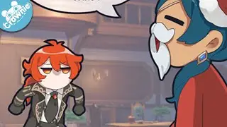 Kaeya Is A REAL Santa | Comic by masollyn #genshinimpact