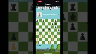 The points gambit in chess