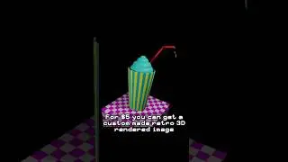 Retro 3D art for $5