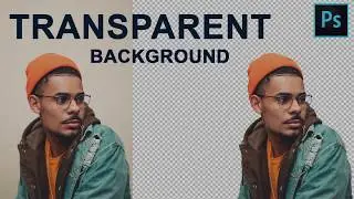 Adobe Photoshop Tutorial - Get transparent background/Save transparent background/Change background