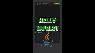 Hello World - Java - on shell 