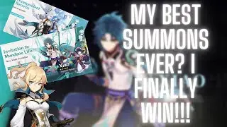Xiao summons but this time I get real AUSPICIOUS