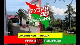 Уреки VS Пицунда | Сравниваем природу ☀️ Грузия или Абхазия - что выбрать?