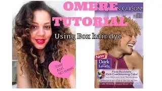 Ombre tutorial Using Box Hair Dye | How To Rescue Dry And Split Ends