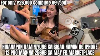MINI VLOG NAGHANAP ULIT KAMI NG 2ND HAND NA IPHONE 12 PRO MAX 256GB PARA SA KAIBIGAN NAMIN THIS 2024